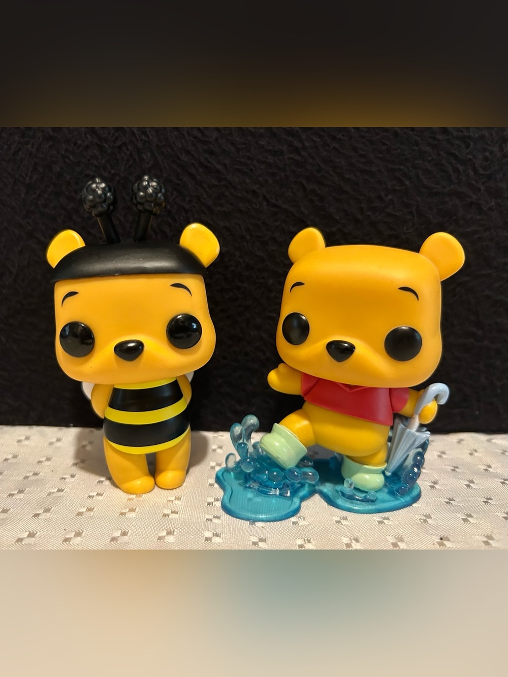 Set Of 2 Box Lunch Exclusive Winnie The Pooh Funko Pops #1034 Bee & #1159 Puddle